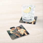 ブルックの端で,ブーゲロー スクエアペーパーコースター (インサイチュ)