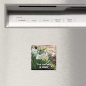 ブルックの花で水仙パーソナライズされたの花 マグネット (インサイチュ (食洗機))