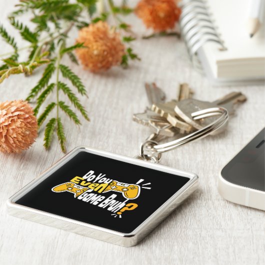 ブルックを殴るのか? キーホルダー (側面)