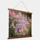 ブルックアース近くの野草感動的 吊り下げ型タペストリー (傾斜あり)