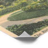 ブルックグリーンガーデンズマートルビーチSCポストカード ポスター (角)