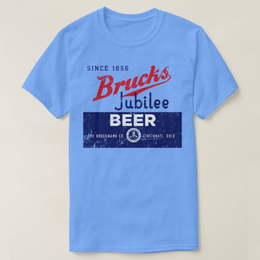 ブルックスジュビリービール Tシャツ (デザイン正面)