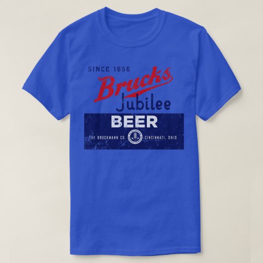 ブルックスジュビリービール Tシャツ (デザイン正面)