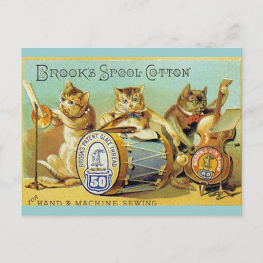 ブルックススプール綿 ポストカード (正面)