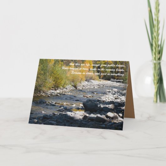 ブルックスランニングの本 サンキューカード (正面)