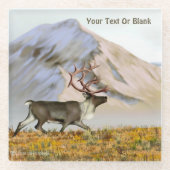 ブルックスレンジカリブー ガラスコースター (正面)