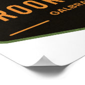 ブルックスレンジガルブレイス湖 ポスター (角)