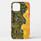 ブルックトラウトの皮 フライフィッシング 魚類学者 釣り Case-Mate iPhoneケース (裏面)