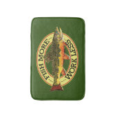 ブルックトラウト釣り バスマット (正面縦)