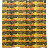 ブルックトラウト魚釣り シャワーカーテン (正面)