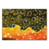 ブルックトラウト魚釣り テーブルナンバー (裏面)