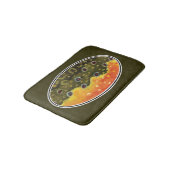 ブルックトラウト魚釣り バスマット (アングル)