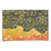 ブルックトラウト魚釣り 枕カバー (正面右)