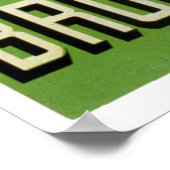 ブルックフィールド動物園ヒポタマスヴィンテージのポスター ポスター (角)