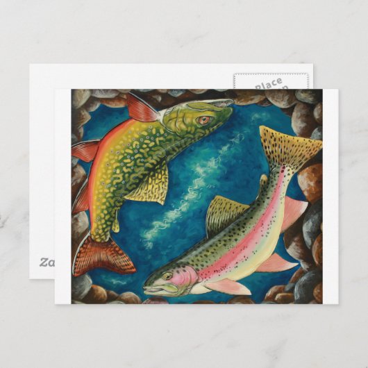 ブルックマスとレインボーマス ポストカード (正面/裏面)