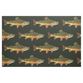 ブルックマスのフライ釣り魚釣り魚学者 ファブリック (ファットクウォーター)