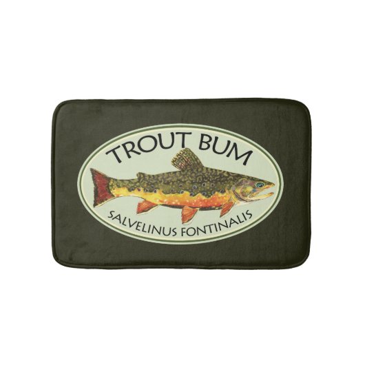 ブルックマスユーモアのあるバムフライ バスマット (正面)