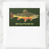 ブルックマス漁師 長方形シール (バッグ)