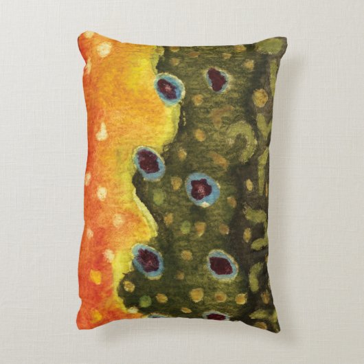 ブルックマス釣り魚類学者アングラー アクセントクッション (裏面(縦))