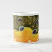 ブルックマス釣り魚類学者アングラー ジャンボコーヒーマグカップ (正面)