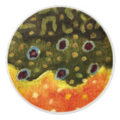 ブルックマス釣り魚類学者アングラー セラミックノブ (正面)