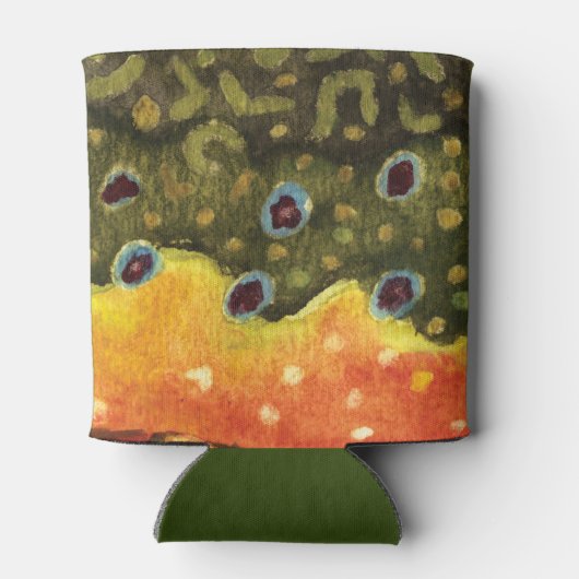 ブルックマス釣り魚類学者アングラー 缶クーラー (裏面)