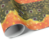 ブルックマス魚の皮フライ釣り ラッピングペーパー (ロールコーナー)