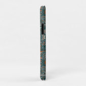 ブルックマス – 灰色、オレンジ、ターコイズオン – NH Fish Case-Mate iPhoneケース (裏面/右)