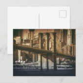 「ブルックリンからマンハッタンへ」ポストカード ポストカード (正面/裏面)