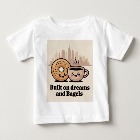ブルックリンから愛をこめて ベビーTシャツ (正面)