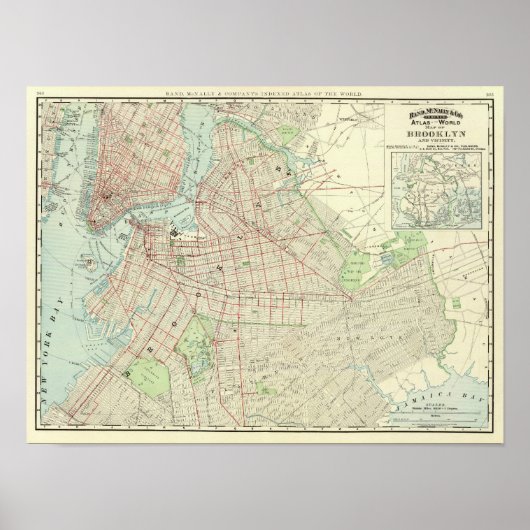 ブルックリンとその周辺 ポスター (正面)