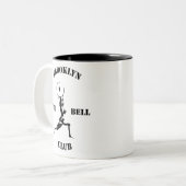 ブルックリンのバーベルクラブマグ ツートーンマグカップ (正面左)