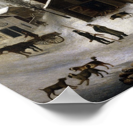 ブルックリンのフランシス・ガイ冬のシーン ポスター (角)