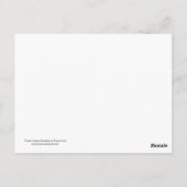 ブルックリンの冬のシーン ポストカード (裏面)