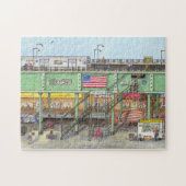 ブルックリンの地下鉄 ジグソーパズル (横)