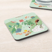 ブルックリンの地図 コースター (左側)