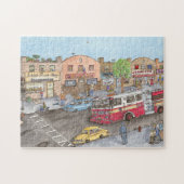 ブルックリンの普通消防車 ジグソーパズル (横)