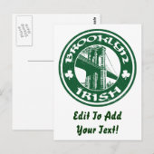 ブルックリンアイルランド語 ポストカード (正面/裏面)