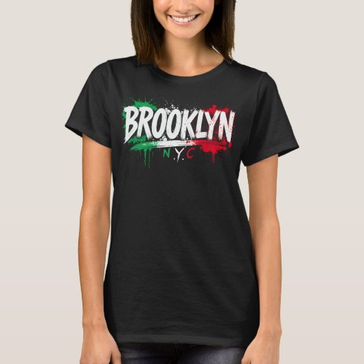 ブルックリンイタリアンNYC基本Tシャツ Tシャツ (正面)