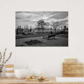 ブルックリンウィリアムズバーグからのマンハッタンビュー ポスター (キッチン)