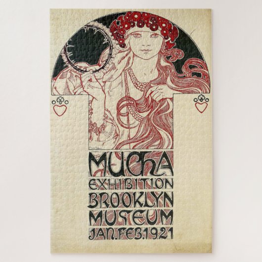 ブルックリンエキシビションバイアルフォンスミュシャ ジグソーパズル (縦)