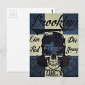 ブルックリンオートバイクラブ ポストカード (正面/裏面)