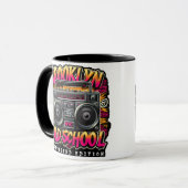 ブルックリンオールドスクールグレーブゼンド版 マグカップ (正面左)