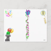 ブルックリンザワイマラナー誕生日 シーズンポストカード (裏面)