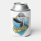 ブルックリンデザイン金ゴールド 缶クーラー (缶裏面)