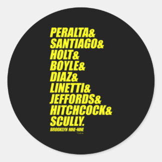 ブルックリンナインアンパサンド ラウンドシール