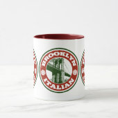 ブルックリンニューヨークイタリア人マグ マグカップ (中央)