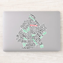 ブルックリンニューヨークシティワードアートマップ