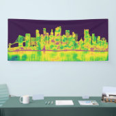 ブルックリンニューヨークスカイライン 横断幕 (トレードショー)