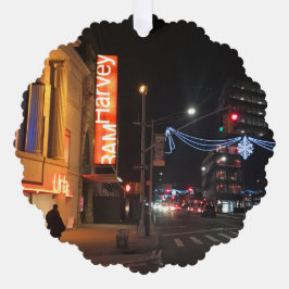 ブルックリンニューヨークフルトン通りホリデーライトNYC オーナメントカード